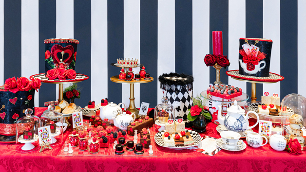 Alice's Queen of Hearts Themed Afternoon Tea for Two at 5-star Taj 51 Hotel