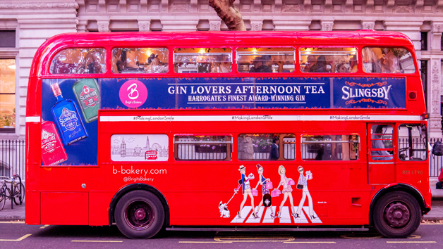 Gin Afternoon Tea London Bus Tour for Two with Brigit’s Bakery