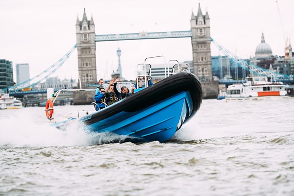 Jet Speedboat Experience on the River Thames for Two