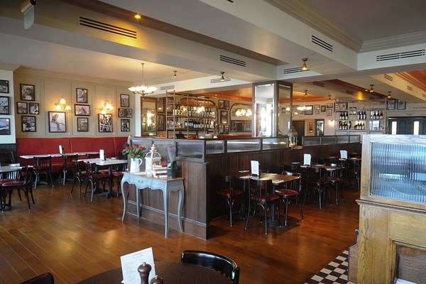 Three Course Meal and Sparkling Wine for Two at Café Rouge, Brighton Three Course Meal and Sparkling Wine for Two at Café Rouge, Brighton