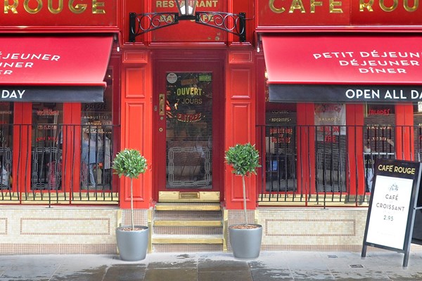 Three Course Meal and Sparkling Wine for Two at Café Rouge, Cambridge Three Course Meal and Sparkling Wine for Two at Café Rouge, Cambridge
