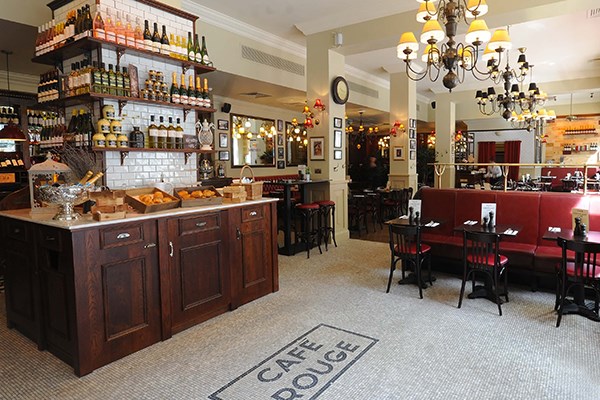Three Course Meal and Sparkling Wine for Two at Café Rouge, Kingsway Three Course Meal and Sparkling Wine for Two at Café Rouge, Kingsway