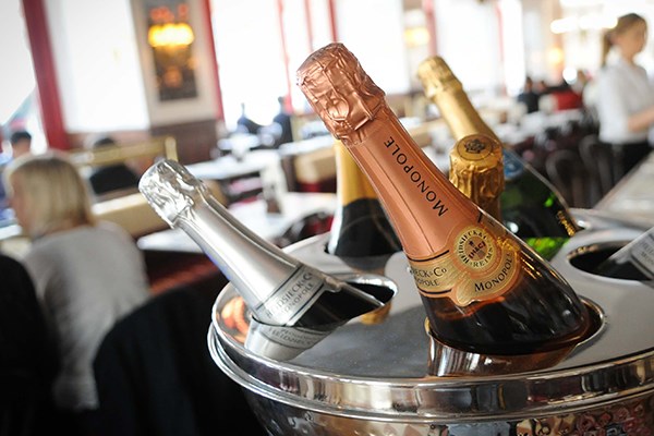 Three Course Meal and Sparkling Wine for Two at Café Rouge, Lakeside Three Course Meal and Sparkling Wine for Two at Café Rouge, Lakeside