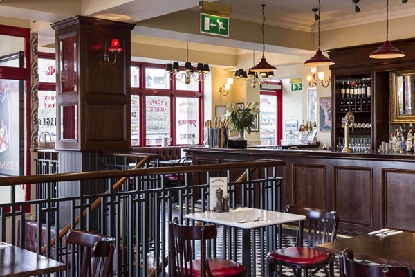 Three Course Meal and Sparkling Wine for Two at Café Rouge, Portsmouth Three Course Meal and Sparkling Wine for Two at Café Rouge, Portsmouth