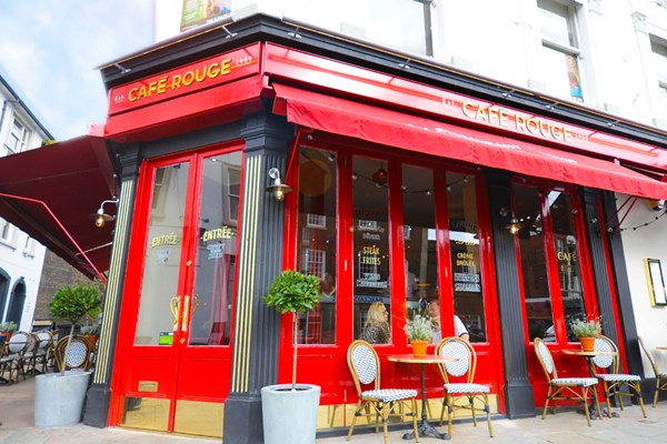 Three Course Meal and Sparkling Wine for Two at Café Rouge, Reigate Three Course Meal and Sparkling Wine for Two at Café Rouge, Reigate
