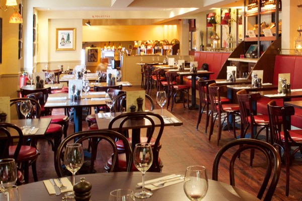Three Course Meal and Sparkling Wine for Two at Café Rouge, Stratford upon Avon Three Course Meal and Sparkling Wine for Two at Café Rouge, Stratford upon Avon