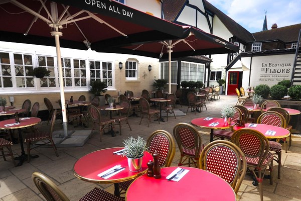 Three Course Meal and Sparkling Wine for Two at Café Rouge, Worcester Three Course Meal and Sparkling Wine for Two at Café Rouge, Worcester