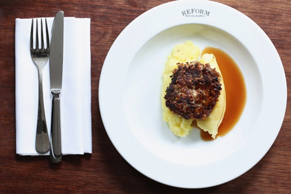 Three Course Meal with a Bottle of Wine for Two at Reform Social & Grill