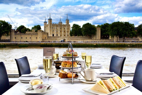 Bateaux Afternoon Tea Cruise on The Thames for Two Bateaux Afternoon Tea Cruise on The Thames for Two