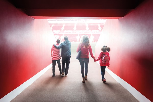 Liverpool FC Anfield Stadium Family Tour with Museum Entry for Two Adults and Two Children