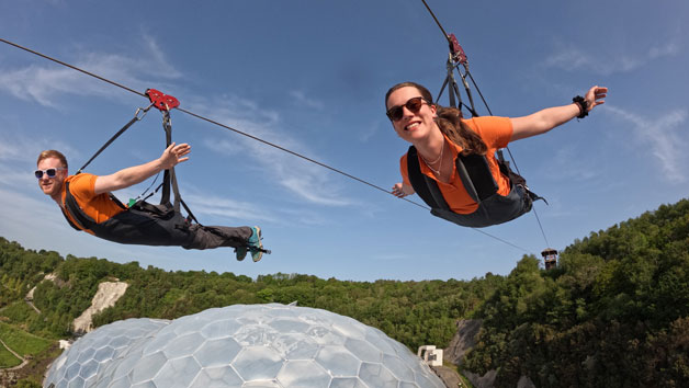 Hangloose Skywire at the Eden Project for Two