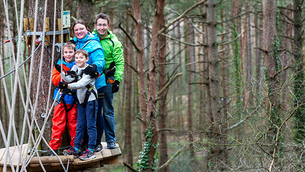 Treetop Adventure at Go Ape for One Adult and One Child