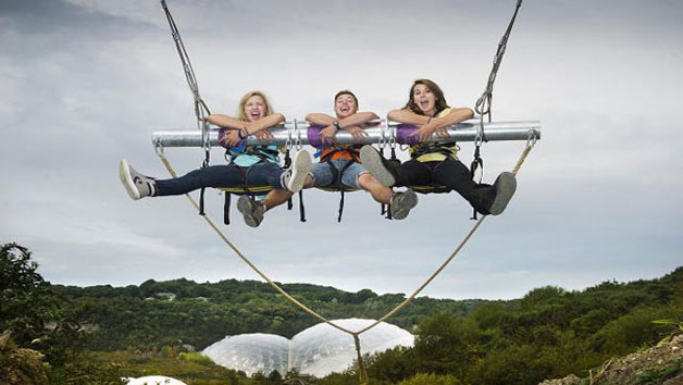 Hangloose at The Eden Project – Four Activity Adrenaline Package with Free Photo and Video for One