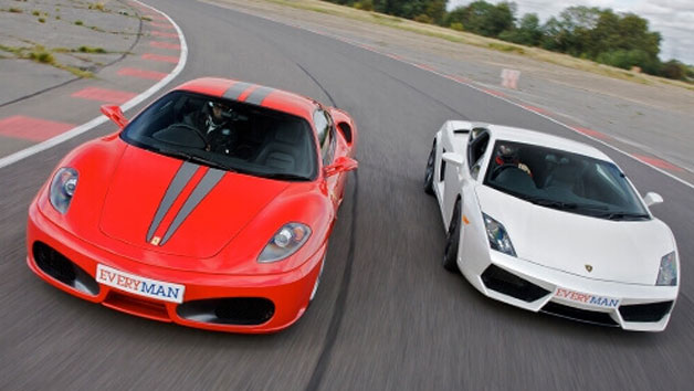 Lamborghini and Ferrari Driving Blast for One picture