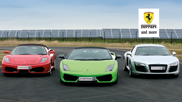 Triple Supercar Driving Blast with High Speed Passenger Ride picture