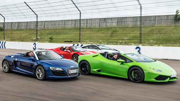 Four Supercar Thrill with High Speed Passenger Ride – Week Round