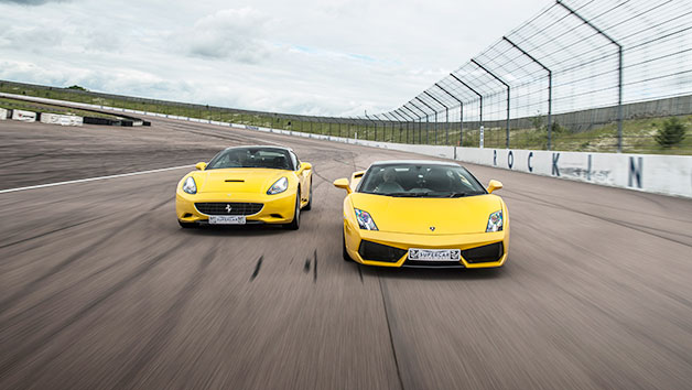 Double Supercar Thrill with High Speed Passenger Ride Double Supercar Thrill with High Speed Passenger Ride
