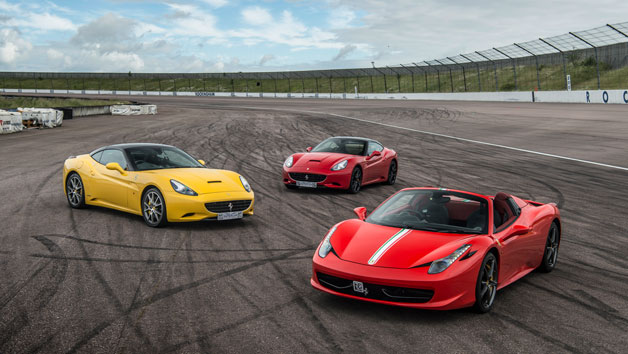 Triple Supercar Driving Blast at a Top UK Race Track