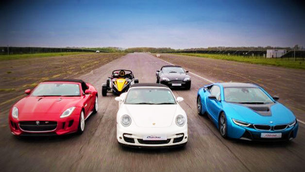 Five Supercar Driving Blast for Juniors and Free High Speed Passenger Ride – Week Round