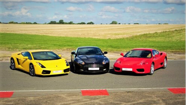 Triple Supercar Driving Blast for Juniors and Free High Speed Passenger Ride – Week Round