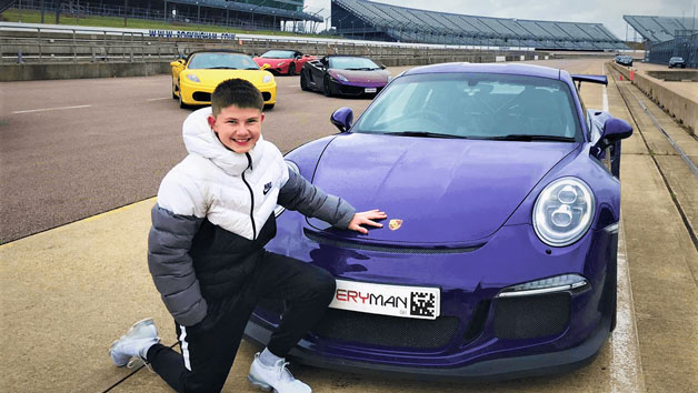 Triple Supercar Driving Thrill for Juniors and Free High Speed Passenger Ride – Week Round