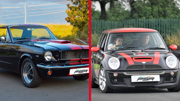 30 Minute Mini Cooper Junior Driver Training and Three Mile American Muscle Car Blast for One