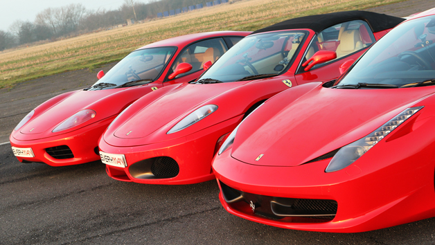 Triple Ferrari Driving Thrill for One and Free High Speed Ride