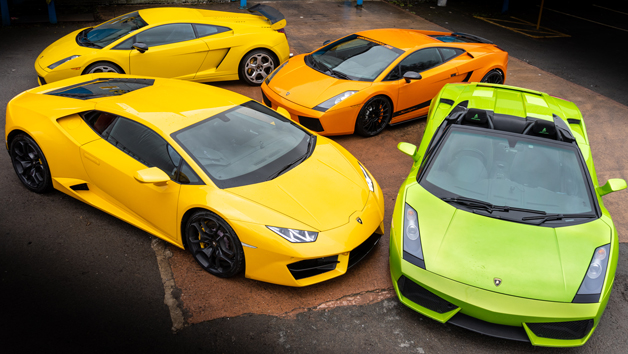 The Ultimate Four Car Lamborghini Driving Experience for One | Red Letter  Days