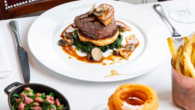 Five Course Gourmet Meal with a Cocktail at Marco Pierre White London Steakhouse Co for Two