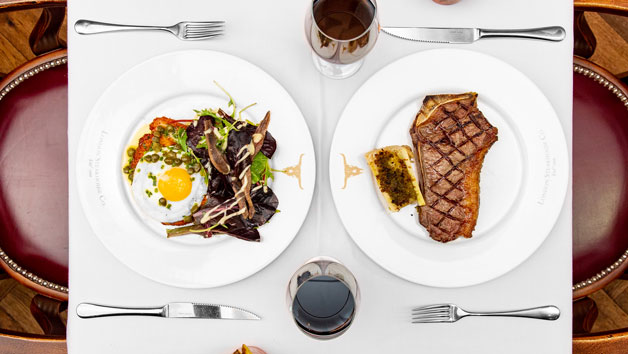 Three Course Meal and a Cocktail for Two at Marco Pierre White's London Steakhouse Co Restaurant
