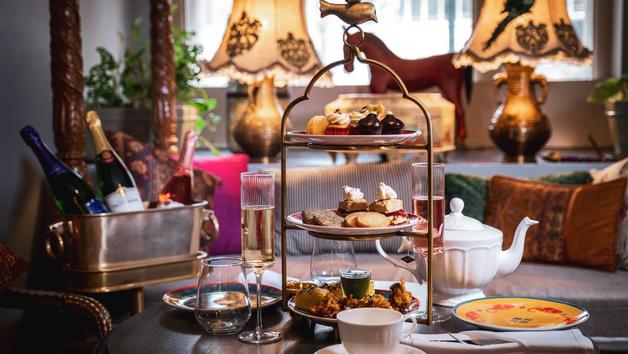 Prosecco Afternoon Tea at Colonel Saab for Two