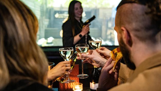 Sunday Bottomless Brunch and Shoot Out Range at Point Blank Shooting for Two