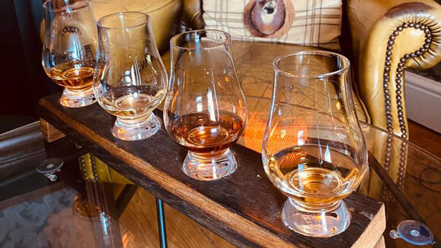 Self Guided Whisky Flight at The Barbican Botanics Gin Room for Two