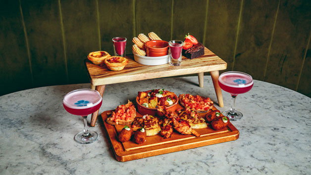 Afternoon Tea for Two with a Cocktail or Glass of Prosecco at Revolución de Cuba