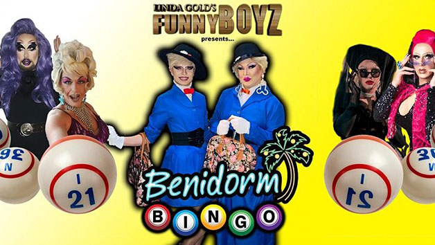Benidorm Bingo with Fizz, Cabaret, Comedy and Drag for Two at a FunnyBoyz Venue
