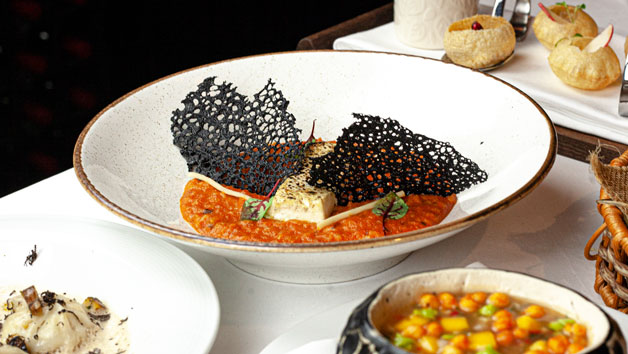 Three Course Set Menu with Cocktail of the Day for Two at Benares, Mayfair