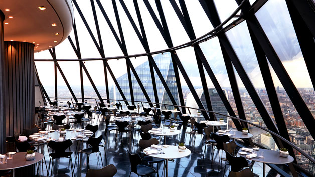 Bottle of Searcy's English Sparkling Wine and Nibbles at Searcys at The Gherkin for Two