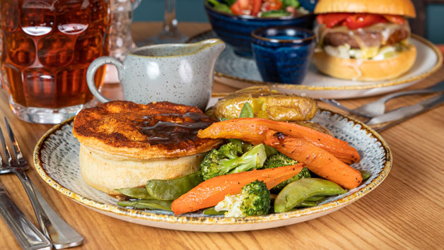 Three Course Meal with a Drink at a British Pub or Bar for Two picture