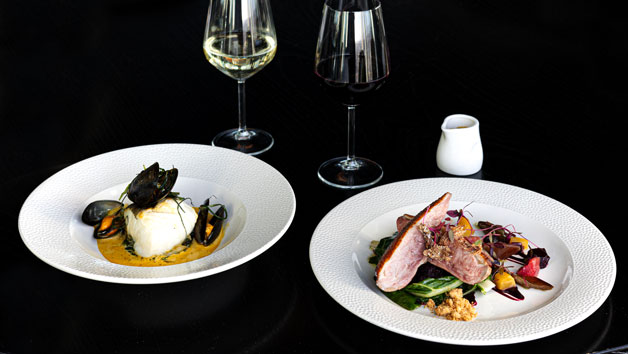 Skyline Dinner for Two with Champagne at Aqua Shard, London picture