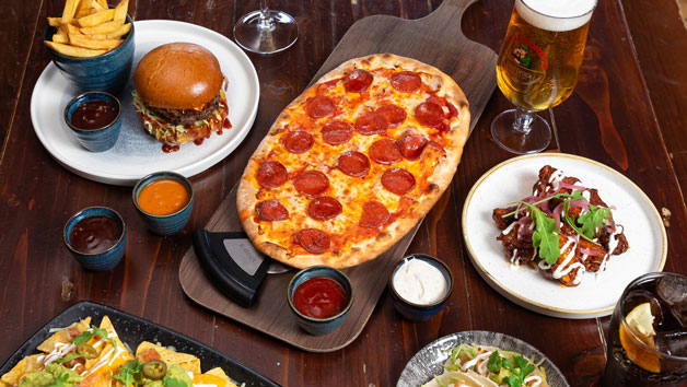Two Course Meal with a free Beer for Two at a British Pub or Bar collection picture