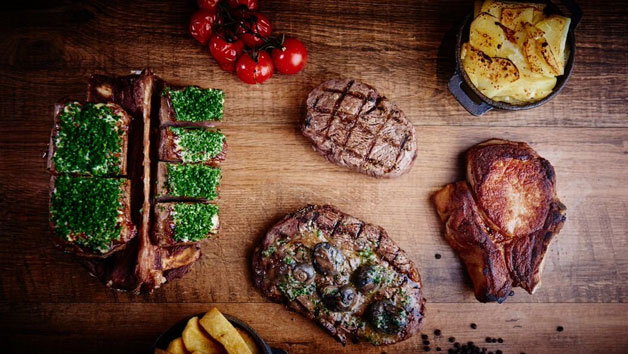 Chateaubriand Steak for Two with Sides and Wine at Marco Pierre White London Steakhouse Co. picture