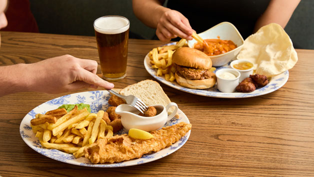 Traditional Three Course Meal for Two with a Drink at a British Pub picture
