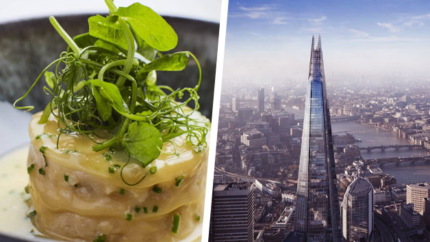 The View from The Shard and MICHELIN Starred Dining with Bubbles at Galvin La Chapelle for Two