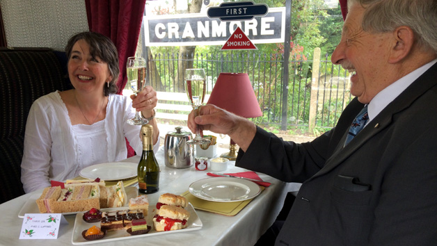 East Somerset Railway Steam Train Trip with Sparkling Afternoon Tea for Two