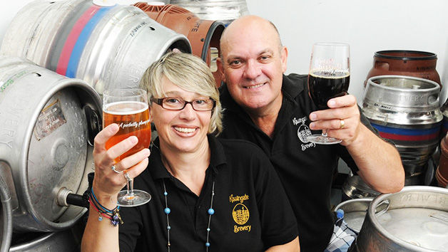 Super Premium Brewery Tour with Lunch for Two at Kissingate Brewery