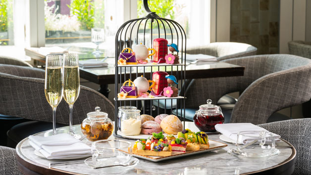 Botanical Afternoon Tea for Two with a Glass of Bubbles at 5 Star London Marriott Hotel Park Lane picture