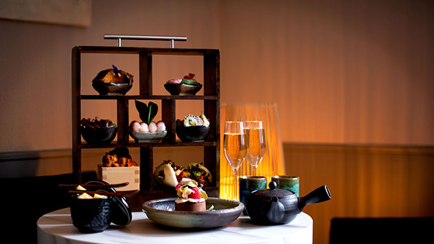 Sushi Afternoon Tea and a Glass of Fizz at Robun for Two
