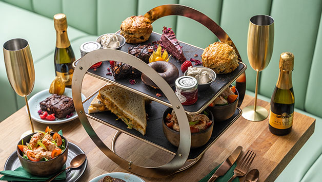 Vegan Afternoon Tea for Two with a Cocktail at Eden Cafe Clifton