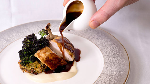 Three Course Sunday Lunch with a Glass of Wine for Two at The Lowry Hotel