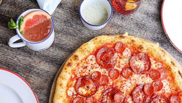 Bottomless Pizza and a Cocktail at Gordon Ramsay's Street Pizza for Two